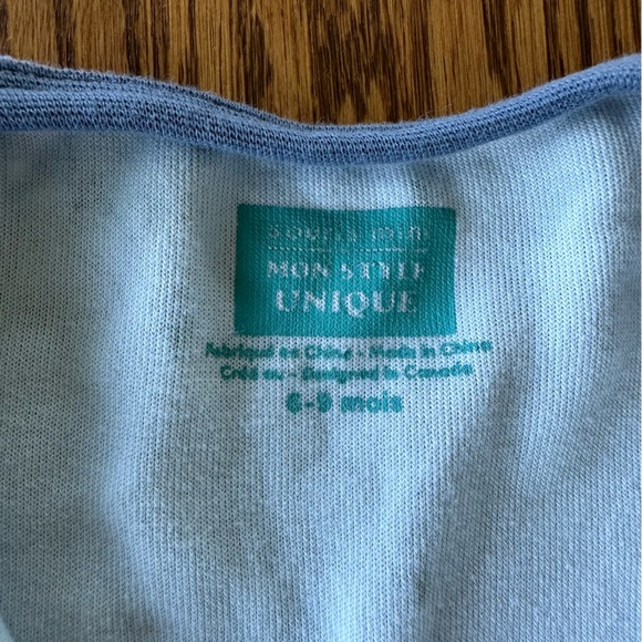 Souris Mini Grey Fleece Pajamas in Duck Print, size 6-9 months - Picture 6 of 11